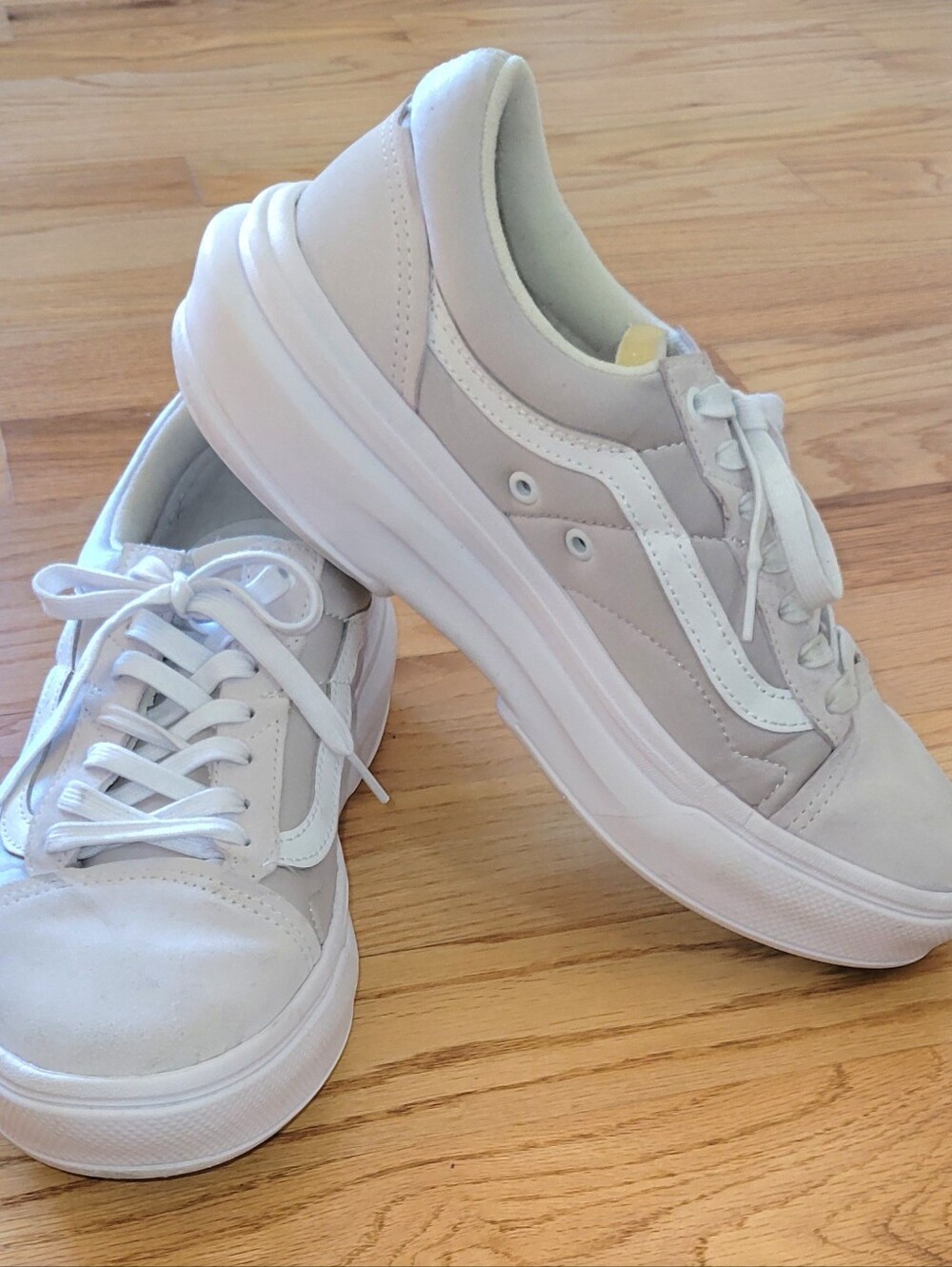 Vans Comfy Cush Old Skool Overt CC Skate Shoes Sneakers Sand Mens 10.5